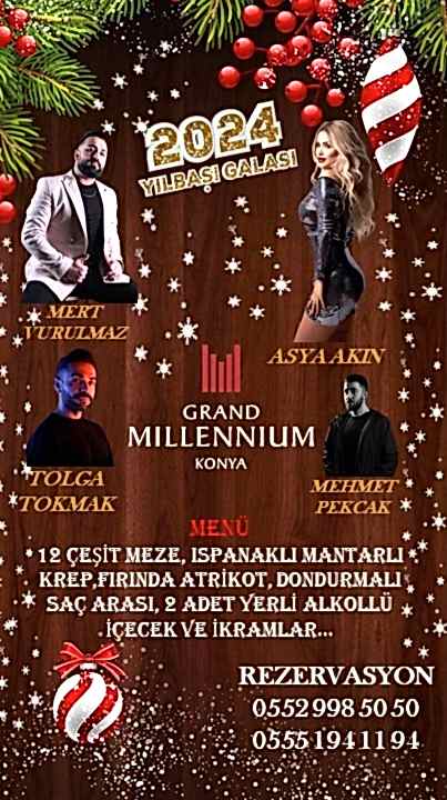 Unutulmaz şarkılarla unutulmaz bir yılbaşı Grand Millennium Bakı'da